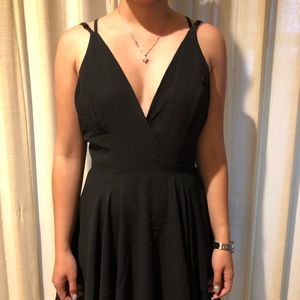 Sexy black dress